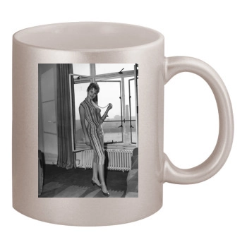 Brigitte Bardot 11oz Metallic Silver Mug