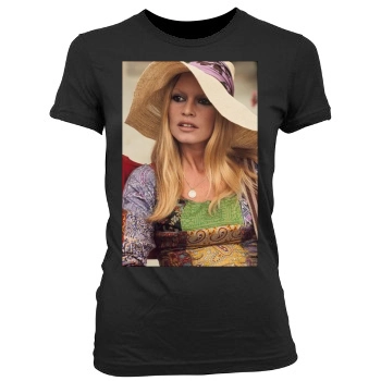 Brigitte Bardot Women's Junior Cut Crewneck T-Shirt