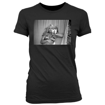 Brigitte Bardot Women's Junior Cut Crewneck T-Shirt