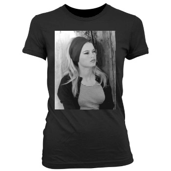 Brigitte Bardot Women's Junior Cut Crewneck T-Shirt