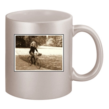 Brigitte Bardot 11oz Metallic Silver Mug