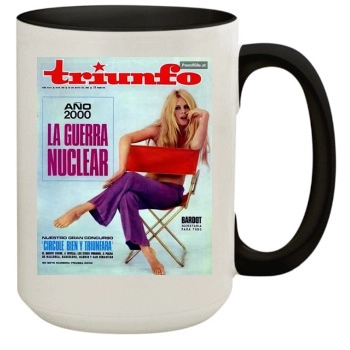 Brigitte Bardot 15oz Colored Inner & Handle Mug