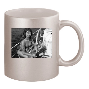 Brigitte Bardot 11oz Metallic Silver Mug