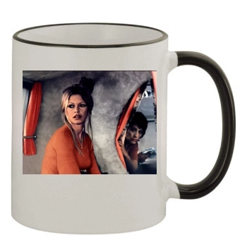 Brigitte Bardot 11oz Colored Rim & Handle Mug