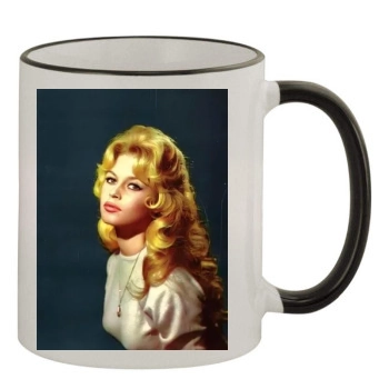 Brigitte Bardot 11oz Colored Rim & Handle Mug