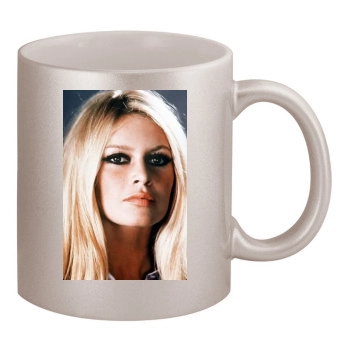 Brigitte Bardot 11oz Metallic Silver Mug