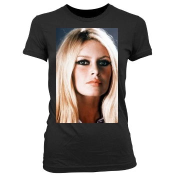 Brigitte Bardot Women's Junior Cut Crewneck T-Shirt