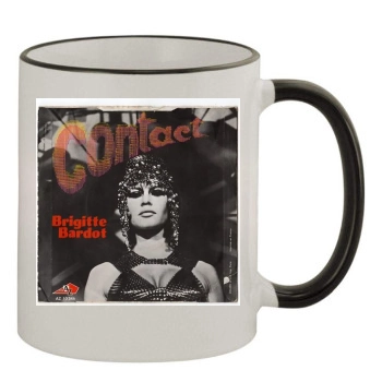 Brigitte Bardot 11oz Colored Rim & Handle Mug