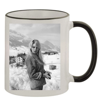 Brigitte Bardot 11oz Colored Rim & Handle Mug