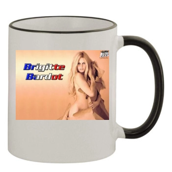 Brigitte Bardot 11oz Colored Rim & Handle Mug