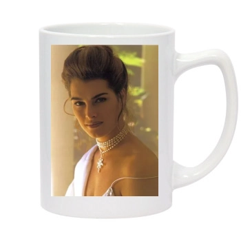 Brooke Shields 14oz White Statesman Mug