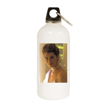 Brooke Shields White Water Bottle With Carabiner