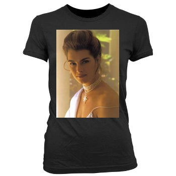 Brooke Shields Women's Junior Cut Crewneck T-Shirt