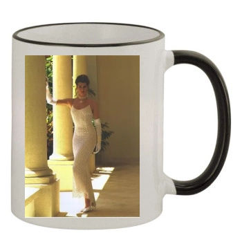 Brooke Shields 11oz Colored Rim & Handle Mug