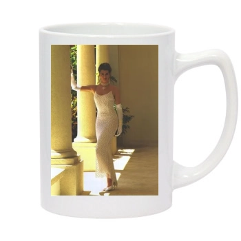 Brooke Shields 14oz White Statesman Mug