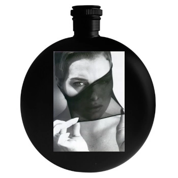 Brooke Shields Round Flask