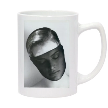 Brooke Shields 14oz White Statesman Mug