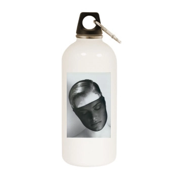 Brooke Shields White Water Bottle With Carabiner