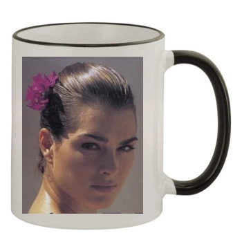 Brooke Shields 11oz Colored Rim & Handle Mug