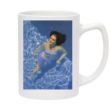 Brooke Shields 14oz White Statesman Mug