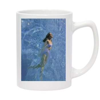 Brooke Shields 14oz White Statesman Mug