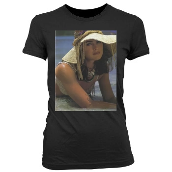 Brooke Shields Women's Junior Cut Crewneck T-Shirt