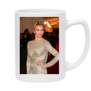 Cameron Diaz 14oz White Statesman Mug