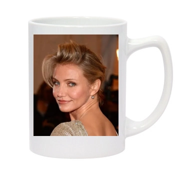 Cameron Diaz 14oz White Statesman Mug