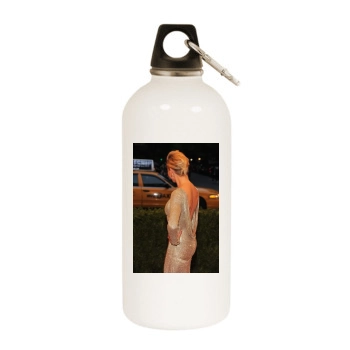 Cameron Diaz White Water Bottle With Carabiner