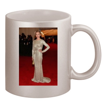 Cameron Diaz 11oz Metallic Silver Mug