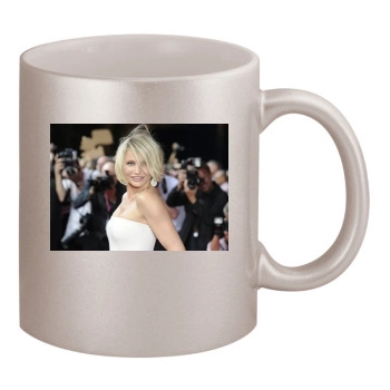 Cameron Diaz 11oz Metallic Silver Mug