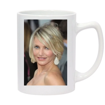 Cameron Diaz 14oz White Statesman Mug