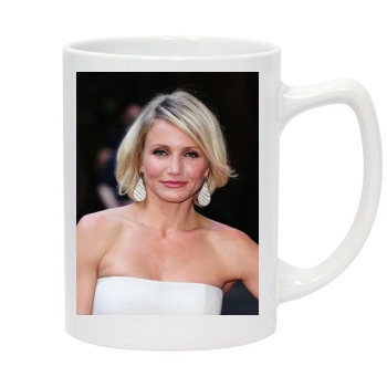 Cameron Diaz 14oz White Statesman Mug