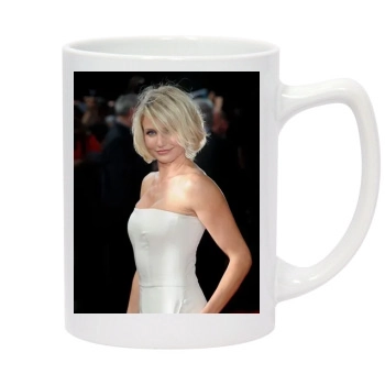 Cameron Diaz 14oz White Statesman Mug