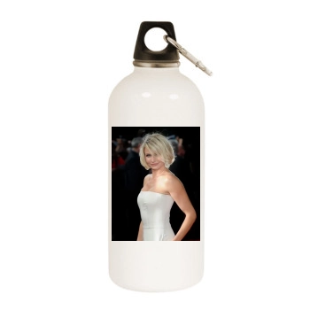 Cameron Diaz White Water Bottle With Carabiner