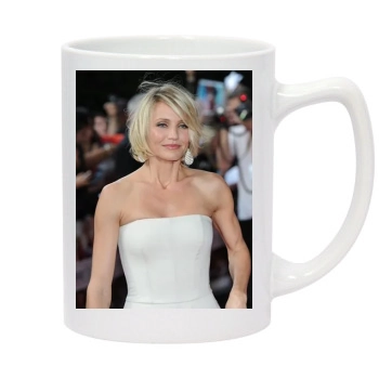 Cameron Diaz 14oz White Statesman Mug