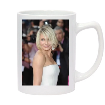 Cameron Diaz 14oz White Statesman Mug