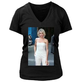 Cameron Diaz Women's Deep V-Neck TShirt