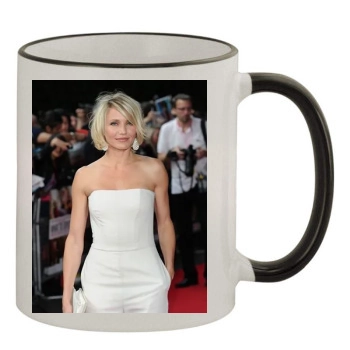 Cameron Diaz 11oz Colored Rim & Handle Mug