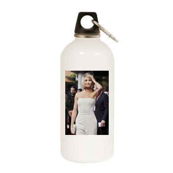 Cameron Diaz White Water Bottle With Carabiner