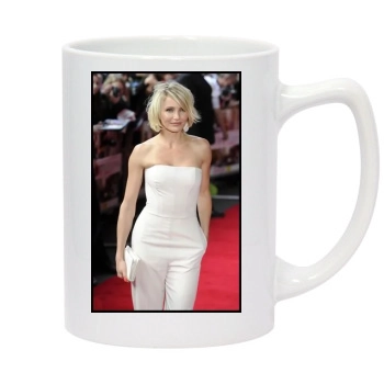 Cameron Diaz 14oz White Statesman Mug