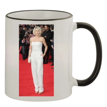 Cameron Diaz 11oz Colored Rim & Handle Mug