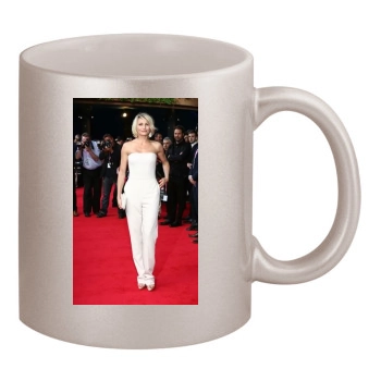 Cameron Diaz 11oz Metallic Silver Mug