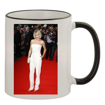 Cameron Diaz 11oz Colored Rim & Handle Mug