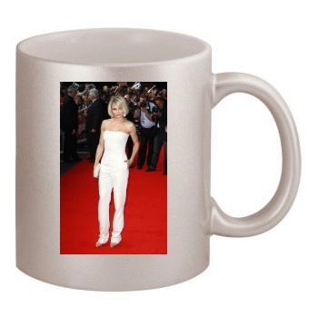 Cameron Diaz 11oz Metallic Silver Mug