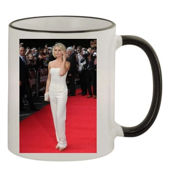 Cameron Diaz 11oz Colored Rim & Handle Mug