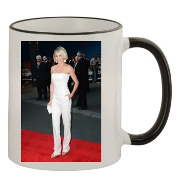 Cameron Diaz 11oz Colored Rim & Handle Mug