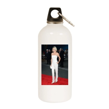 Cameron Diaz White Water Bottle With Carabiner