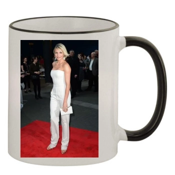 Cameron Diaz 11oz Colored Rim & Handle Mug