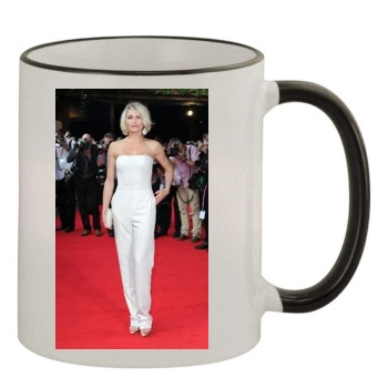 Cameron Diaz 11oz Colored Rim & Handle Mug